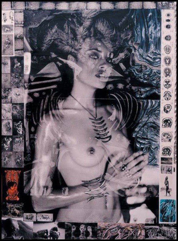 peter beard, collages, photography, paintings, fashion, art, kenya