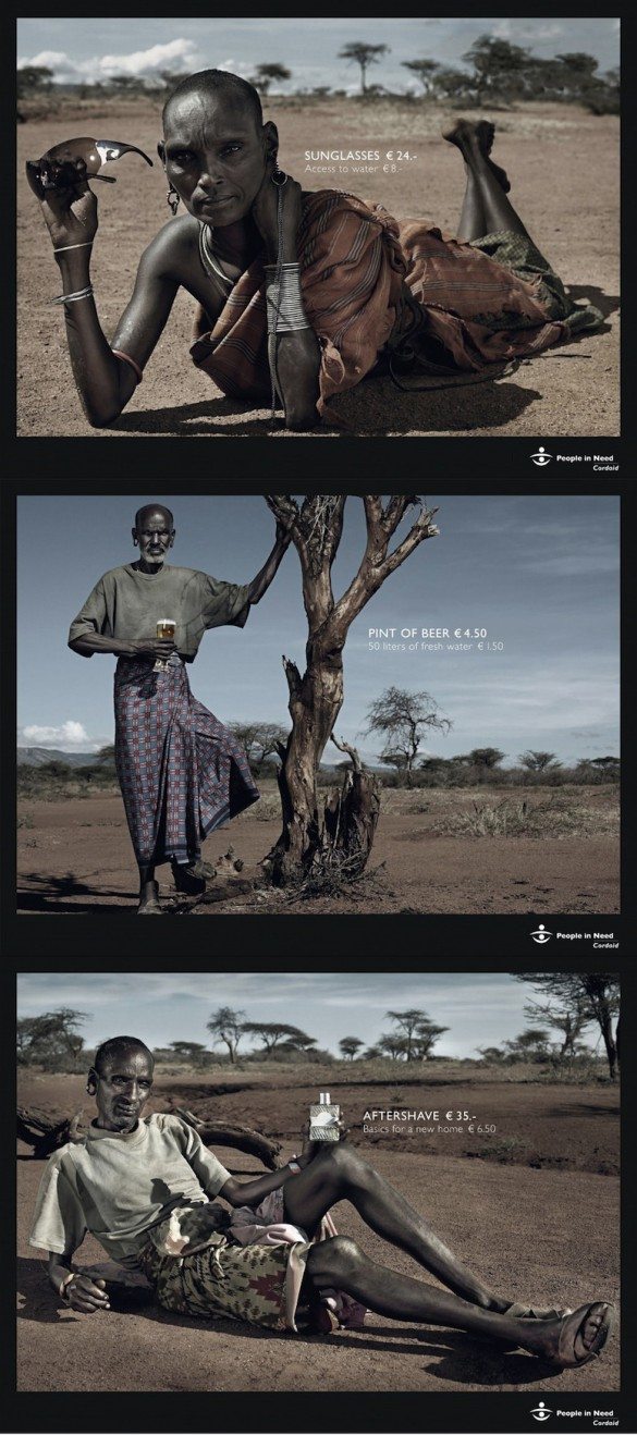 advertising, campaign, african, 3rd world, 1st world, products